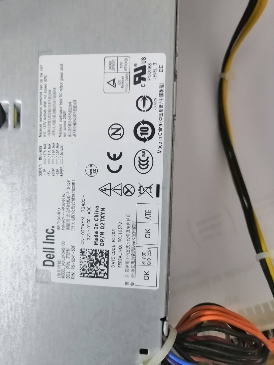 سلام عليكم قطع pc للبيع
1. بور سبلاي من ماركة Dell 240w أصلي 
2. معالج انتل كور i3 2500
3. رام من DDR3 عدد 2 جحم واحد 2GB مجموع 4GB من ماركة أصلي 
4. محرك تشفيل اقراص عدد 2 الأول من ماركة RW حجم صغير و ثاني من ماركة LG حجم كبير
5. كيس فارغ حجم (Mid-tower) قياسي ATX

ذني قطع يفيد الي عنده مذربورد من جيل ثاني و ثالث

كلها بسعر 45 الف قابل للتفاوض اما توصيل أثناء تواصل معي


**إذا كنت صاحب هذا الإعلان وتريد حذفه لأي سبب، رجاءا أرسل رسالة إلى الدعم الفني**