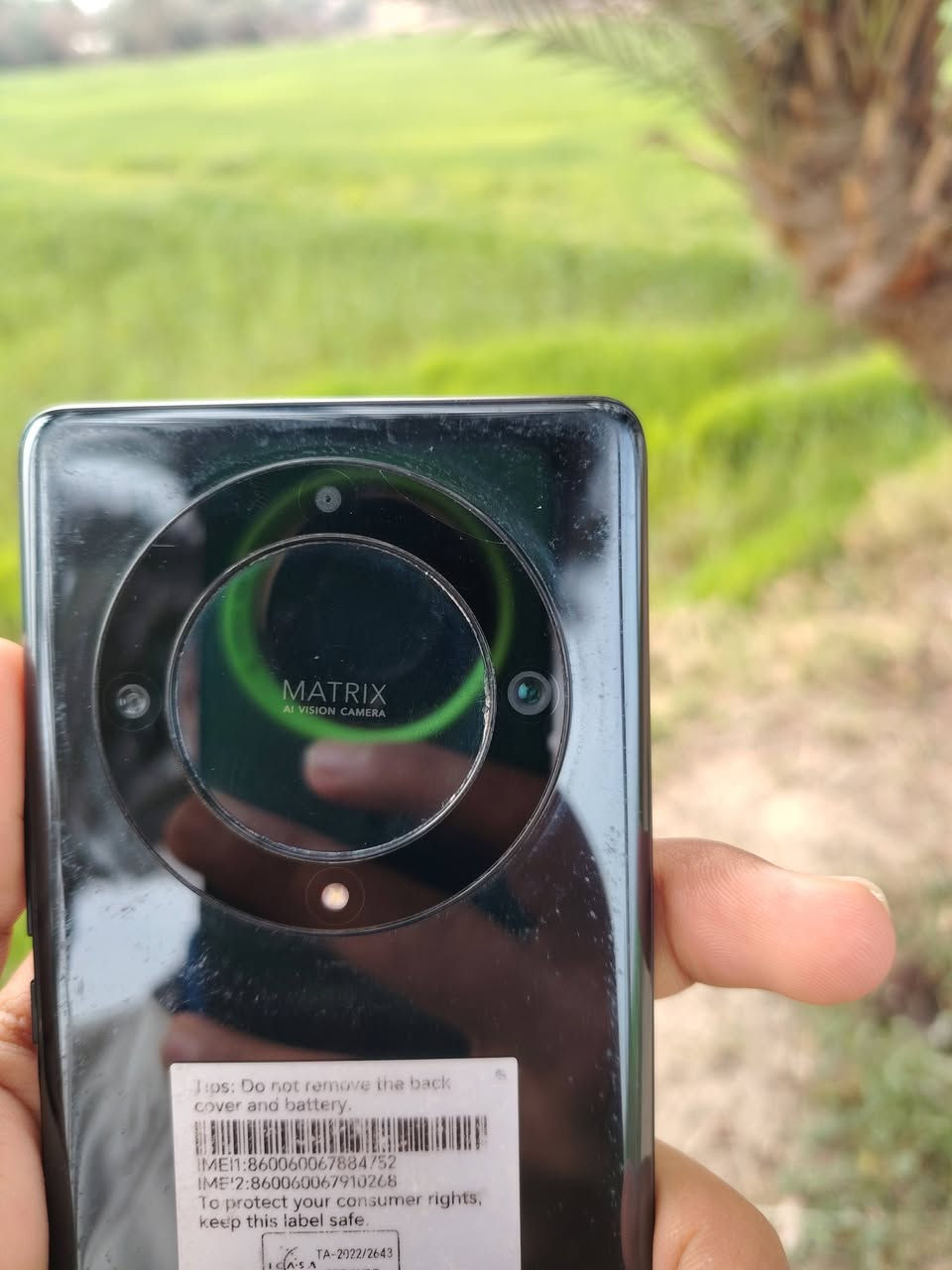 لبيع مبايل HONOR X9a 5G✅
مكفول كفاله عامه بي بس كسر صغير بلكامره بس مامثر علا الكامره ✅
ذاكره 256 والرام8✅
مابدل بي اي شيء✅
نظافه85٪✅
بدون ملحقات✅
بوبجي 60افريم✅
السعر 180الف وبي مجال بسيط✅
يوجد توصيل داخل النجف فقط✅
موشراي لتعبني واتعبك✅
لتواصل***********✅
او مراسله الصفحه✅
مكان نجف: عباسيه.
