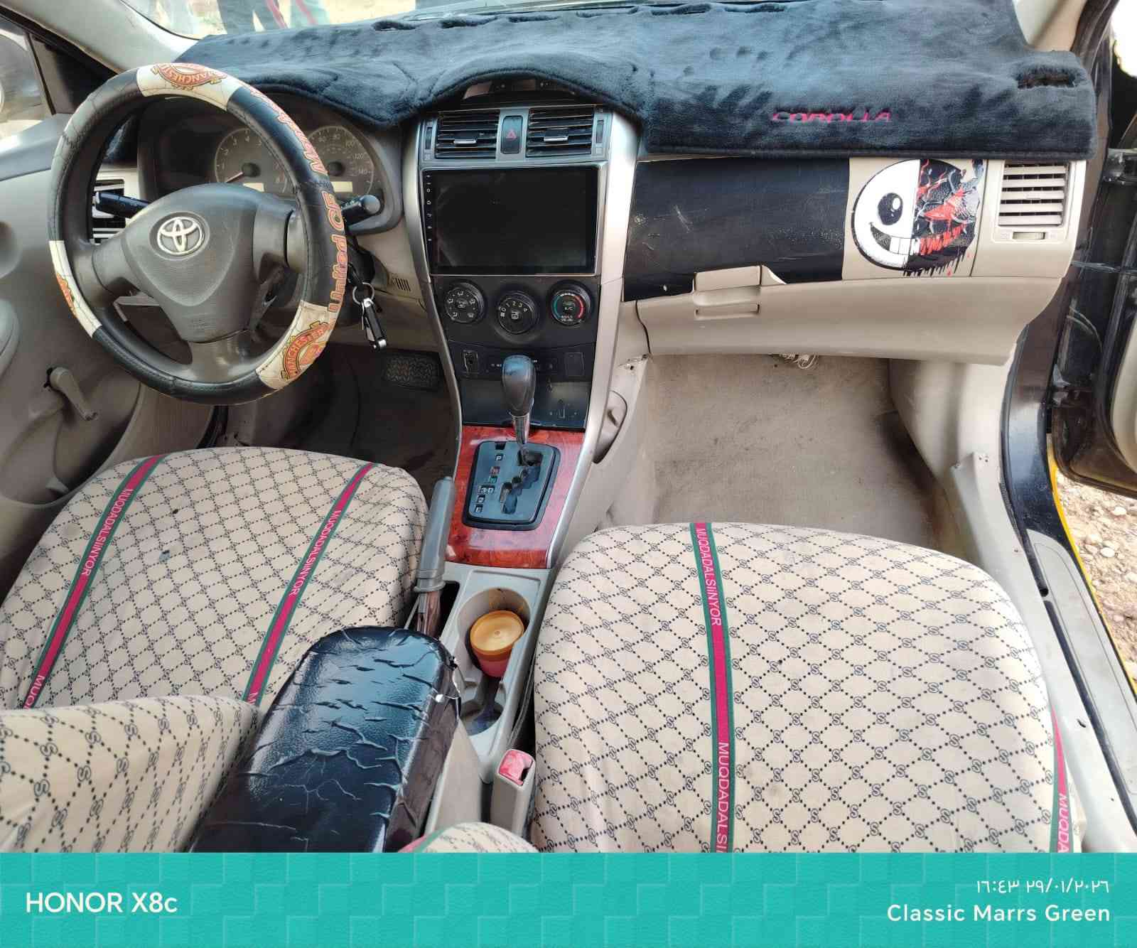 البيع كورلا ٢٠١٠ وارد أمريكي رقم ديالى سنوية ساقطه بل ٢٠٢٢صاحب السنويه متوفي بيهه وكاله شرط التحويل وبيهه جبنه كايمه بين المحرك وكير تخم تاير جديد السعر٦٥  رقم الهاتف ***********)واتساب ***********
