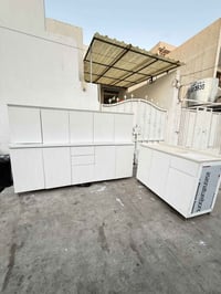 كاونتر مطبخ • هيكل ألمنيوم • استخدام قليل