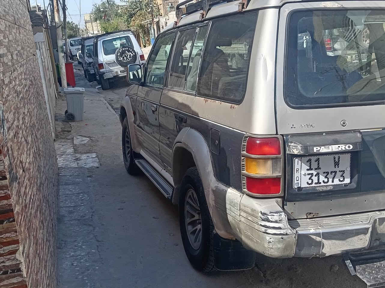 سلام عليكم باجيرو موديل ٩١ رقم
بغداد انكليزي مكينه ففتي ثنين ونص
صدرها نص ونص سياره بلاديه بدون صبغ
السعر ٤٥ وبيها مجال رقم الهاتف
***********
العنوان بغداد مدينة الصدر الاورفلي
