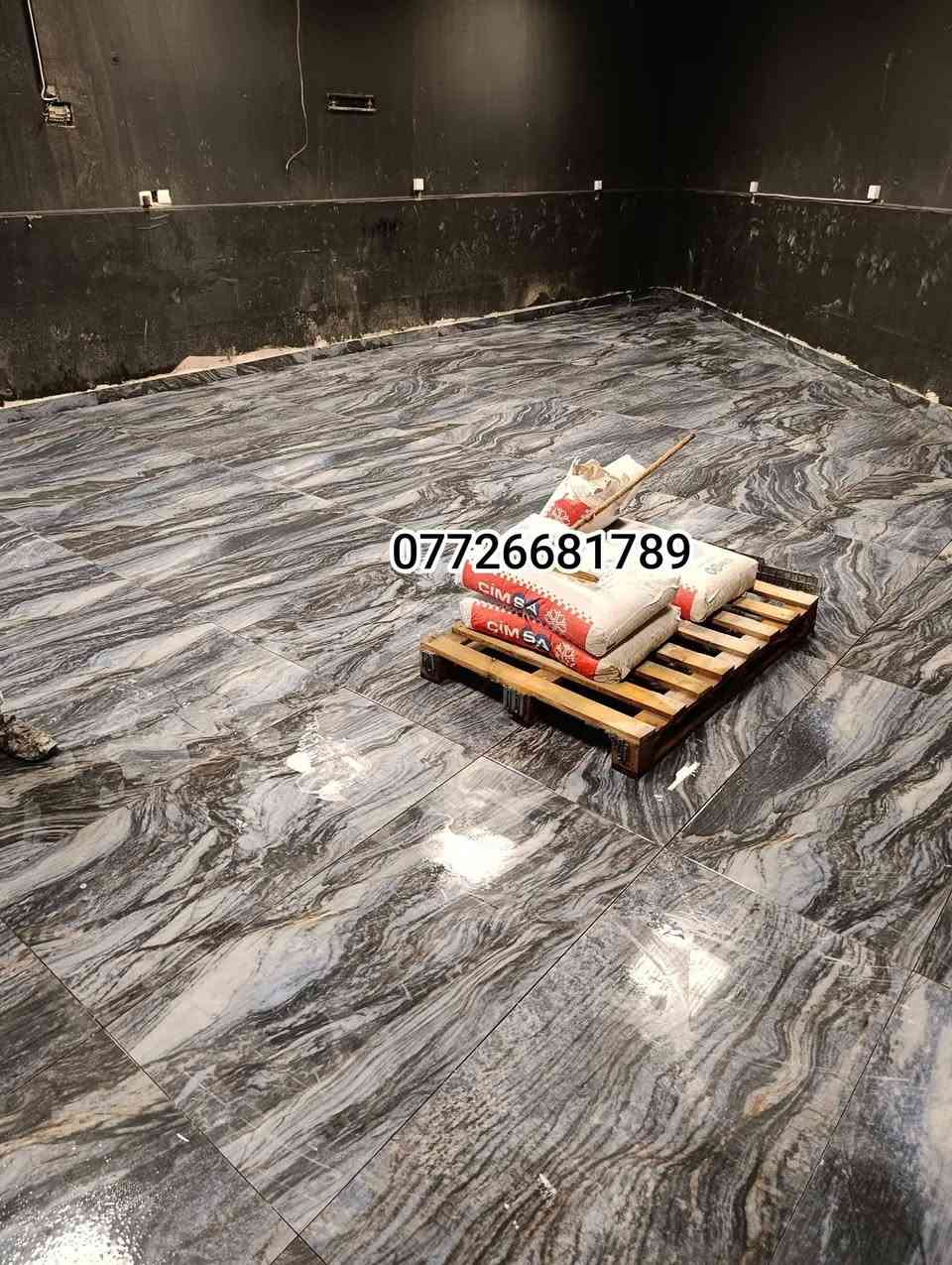 سلام عليكم كادر عمل 3 خلفات لكافه تطبيك البورسلين لكافه القياسات والارضيات والمرمر والدروجه عمل درجه اولى استلام مهندس والتزام بلوقت العمل بغداد كرخ رصافه  للاستفسار الاتصال على الرقم التالي ***********,***********,واتساب
