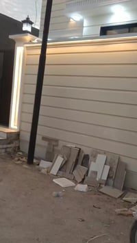 تم تشطيب احد المنازل  متكون من مساحة ١٥٠ متر ناسيس كهرباء ،ماي،مجاري ت...