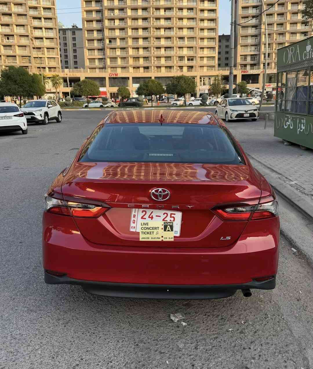 CAMRY LE
2023 كامري لون أحمر  LE بلاس
السعر 17000$ 🔥🔥
رقم الشاصي 4 T1R 11AK3PU168952  
ماشيه 34 ألف mi
کشن كهرباء 
شاحن موبايل وايرلس 
وضعيات قيادة 3
2500 مكينة
تحكمات بالستيرن
ويل كب 18
كروز سرعة
تحديد مسار
رادار امامي
ماشية 34 الف mi
حادثها
صور الحادث موجوده مع الصور
صبغ البنيد+صبغ جاملغ وباب الأمامي السايق+صبغ جزء من التكمه باب 
السايق+تعديل الباب الخلفي يسار BDR
أيرباك الدشبول والستيران بوضع الشركة
فقط أيرباك الكشن والبرده ومرجعه سستم
كير مكينة صدر امامي خلفي كلها كفالة
كاتي دهوك الفحص والهزه جاهزه
تترقم شمالي
مكان السيارة أربيل
*********** 
***********
