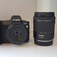 كاميرا كانون Canon R للبيع و عدسة 50mm f1.8 canon rf و عدسة 24 - 105 k...