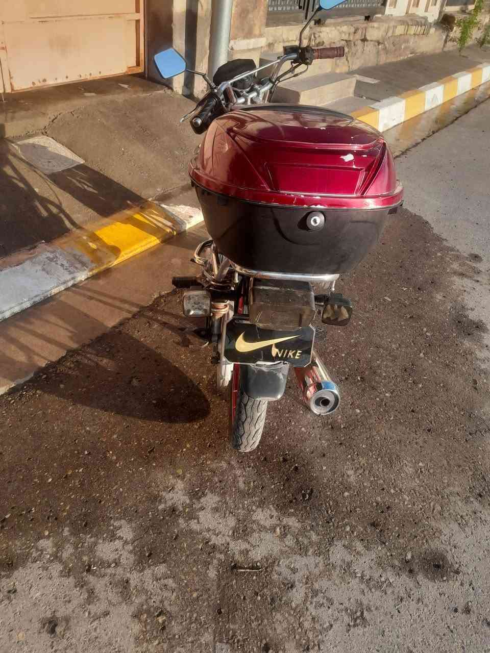 إيراني موديل 2023 للبيع السعر 650 وبي مجال  النظافة كدام عينك كهربائيات شغاله شلعة فول دراجه نظيفه كلش العنوان الفلوجة حي الشهداء  رقم الهاتف ***********
