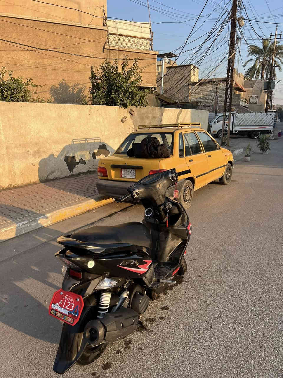 سلام عليكم دراجه جيتي ار للبيع دراجه بحاله الوكاله صار اله شهرين نازله من الضلال الدراجه نضيفه شوفت عينك السعر مليون و 50 وبيه مجال للطيبين ♥️
بغداد / الكريعات 
رقم / ***********
