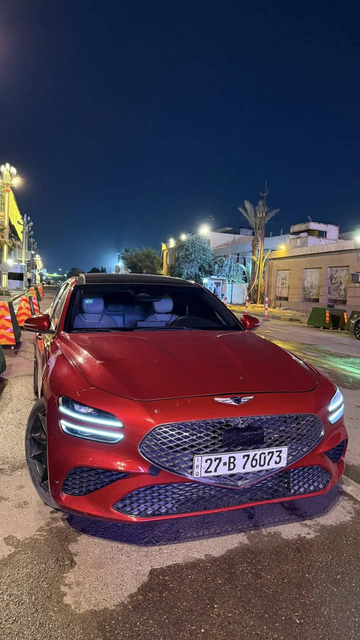 سلام عليكم
G70 
V4 Tun Turbo
اعلى فئه2023
مري قلاب 
كنشهات كهرباء تبريد تدفئه 
شفتات ستيرن 
5 مودات قيادة
تحديد مسار 
نقاط عمياء 
رادار امامي خلفي 
ويل 20 استرو
منضومه لد زنون
سياره مكينه كير كفاله بشرط 
سياره حادثها ب امريكا جاملغ+ بنيد استبدال في وكالة Genesis
سستم ايرباك راجع وكاله 
وبيها باب كلير ب امريكا 
سعر 220
*********** بغداد المحموديه
