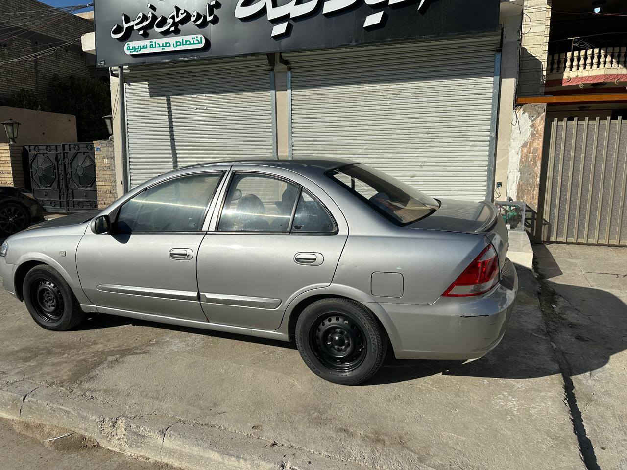 السلام عليكم نيسان سني موديل ٢٠٠٨ لون رصاصي  مكفولة من صبغ السعر ٩٠ ورقةللاتصال ***********
