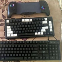 كيبورد ٧٥ ميكانيكي • فول RGB • كيبورد ١٠٠ شبه ميكانيكي