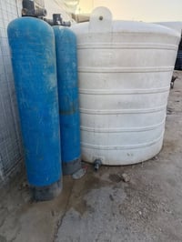 محطه تصفیه مياه للبيع كامله 🛑ما طور عمودي ايطالي  🛑تانكي ابو 5000 لتر ...