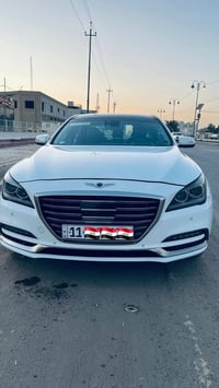 سياره جنسيز موديل 2016 فول مواصفات g80 محرك 3.8 GDi رقم( بغداد) بأسمي ...