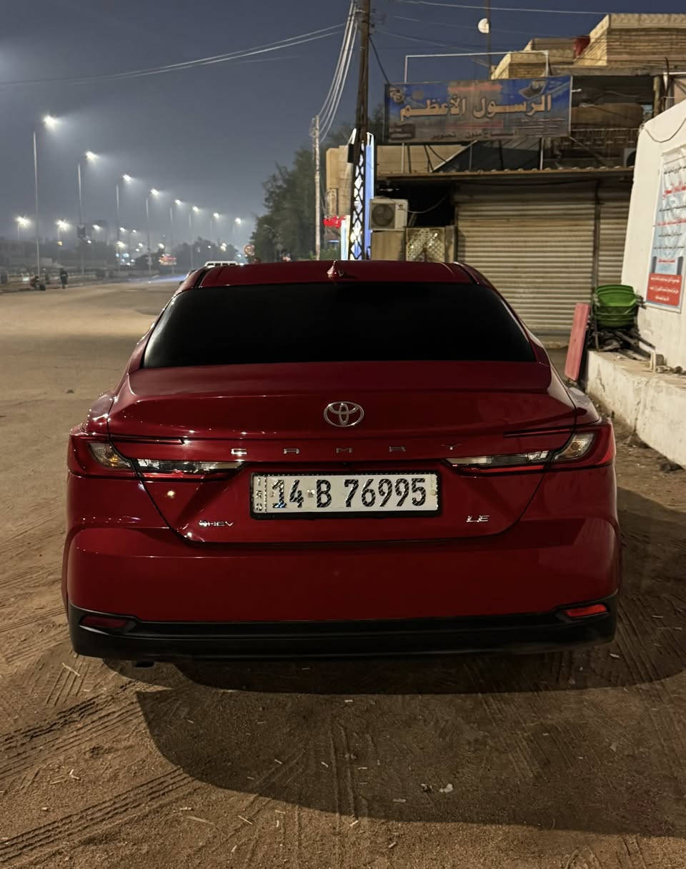 سلام عليكم
تويوتا كامري مديل 2025 
فئة LE
وارد امريكي حادثه خفيف جاملغ وشوي من البنيد صور الحادث موجودة راسلني وتدلل
رقم بصرة حره بأسمي 
جاهزه سياره مابيه كل نقص 
مكاني بصرة-الطويسه 
السعر.250
***********
