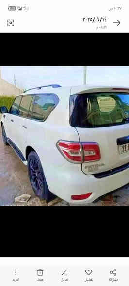 نيسان باترول ( سيف العرب ) فول مواصفات
موديل /2013سعر(220$)كوك***********
زين***********
٨ سلندر مكفول جديده جدا جدا رقم سليماني الجديدالسيارة مكفولة كير و محرك بشرط محرك كبير تايرات جديدة صبغ 3قطع صونرموجود تحويل وكالةبسمي.مواصفات /(فتحة ، خمس كاميرات ،كشنات جلد+كهرباء ، صندوق كهرباء ،زنون بلادي ، رادار امامي ، رادار جانبي ،ستيرن كهرباء+خزن ، سيدي خزن ، 
المواصفات: فووول 1/1 فتحه جلد بصمه ثلاجه ٥كامرات رادار امامي رادار جانبي شاشه جبيره وضعيات قياده صندوق كهرباء كشنات كهرباءستيرنكهرباء كشن ذاكره شاشات خلفيه مري شفط ضاءه ترحيب سماعات نظام  Boseظام الحفاظ على المسار كشنات تدفئه + تبريدحساس امامي + خلفي فول فول مواصفاتLE الحمدانية
