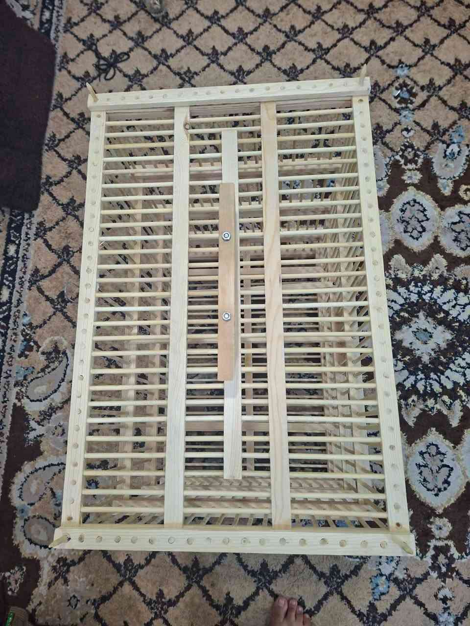 سلام عليكم قفص للبيع جديد طول 60 العرض60 النزال40 باب اسلايت  العود 7ملم 40الف العنوان بغداد حي القاهره ***********
