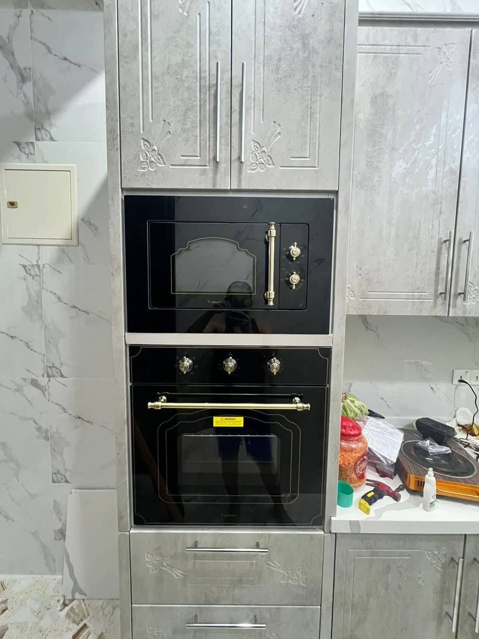 تم بحمدالله تثبيت مطبخ 
داخل المنيوم وخارج خشب اج دي اف سطح كوارتز 
طبيعي 
📍العنوان بغداد الجديدة تقاطع السينما البيضاء شارع الكراج مقابيل الكنيسه

للتواصل مراسلة الصفحه 💯


**إذا كنت صاحب هذا الإعلان وتريد حذفه لأي سبب، رجاءا أرسل رسالة إلى الدعم الفني**