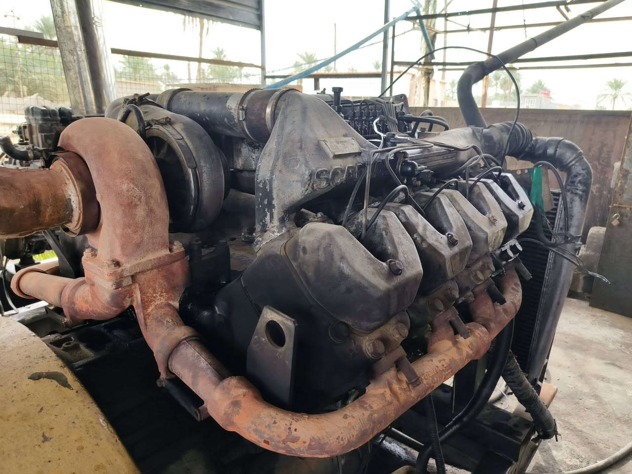 سكانيا 144صفر 13 لا تنقيص ولا تبخير ابعيلك شرط الحمل  كامله راس توليد 380 استنفورد انكليزي مكان حله ابي غرق سعر 90وبيه مجال اكثر استفسار خاص او اتصال ع رقم ***********
