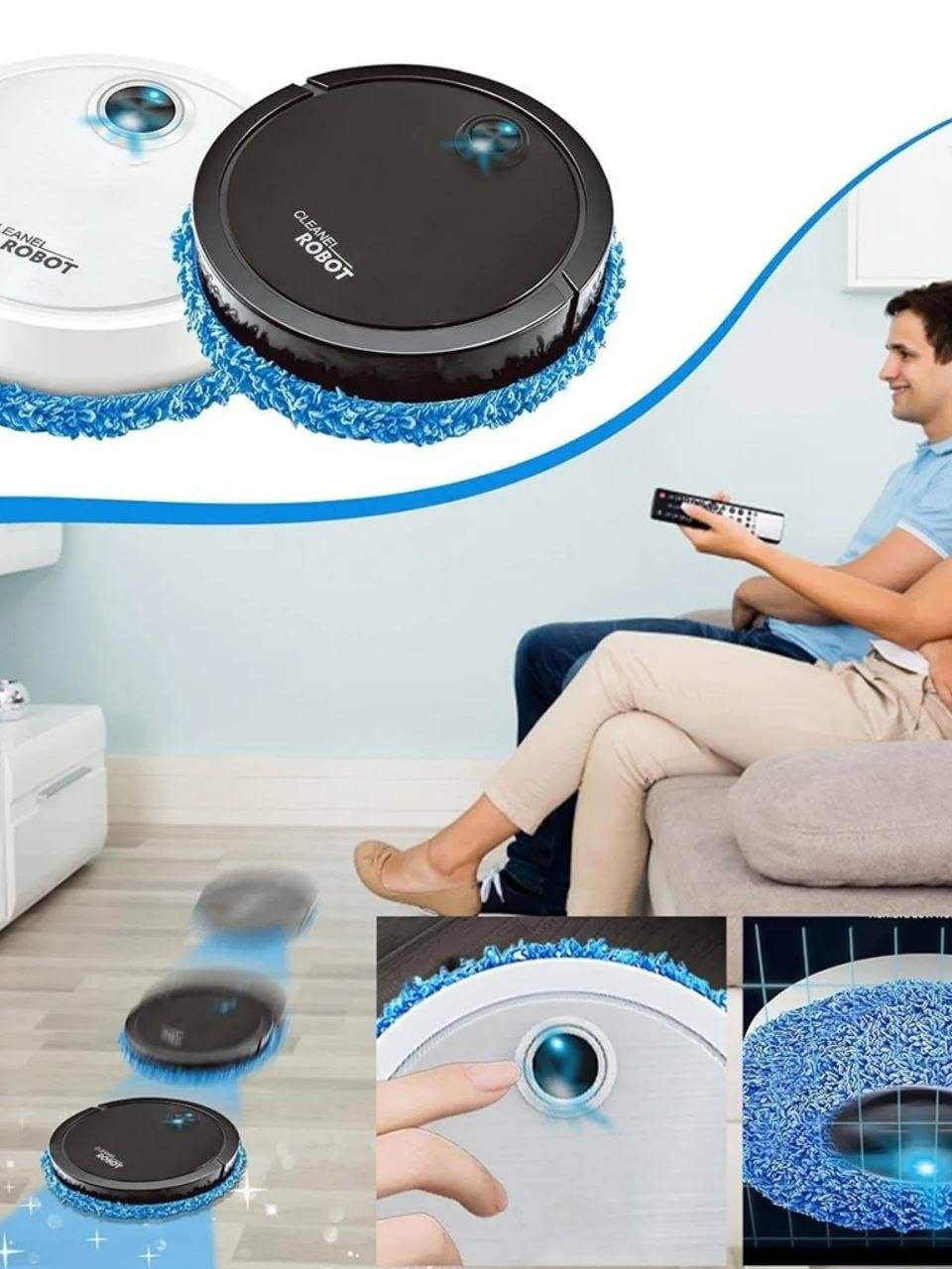 🤖 مكنسة المسح الروبوت الذكية 
تعبت من تنظيف الأرض يومياً؟ 
خلي الروبوت يشتغل عنك وأنت مرتاح!
✅ تنظف وتمسح الأرضيات تلقائياً
✅ تصميم ذكي يصل للأماكن الضيقة وتحت الأثاث
✅ هادئة أثناء العمل وما تسبب إزعاج
✅ مناسبة للسيراميك، الرخام والباركيه
✅ تشغيل بضغطة زر فقط
🏠 مثالية للبيت، المكتب، والمحلات
💰 السعر: 15,000 دينار فقط 🚚 التوصيل: 5,000 دينار لجميع محافظات العراق


**إذا كنت صاحب هذا الإعلان وتريد حذفه لأي سبب، رجاءا أرسل رسالة إلى الدعم الفني**