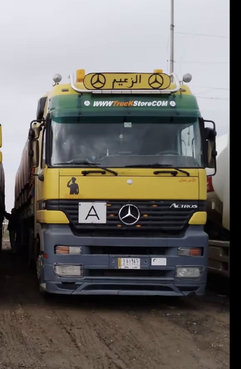 شمعة 2001  رقم نينوى بأسمي
مثبت بودي(فلات ذات جوانب متحركة)

حجم 1848 محرك V8  محور طويل  

وضع شركة السيارة جديدة معنى الكلام

عربانة فصال محلي 4 محاور شاصي حدادي 16

طخم تايرات راس وعربانة جاهزة للعمل 

السعر كاملة 360  بس راس 250 

مكانها الموصل 

***********
