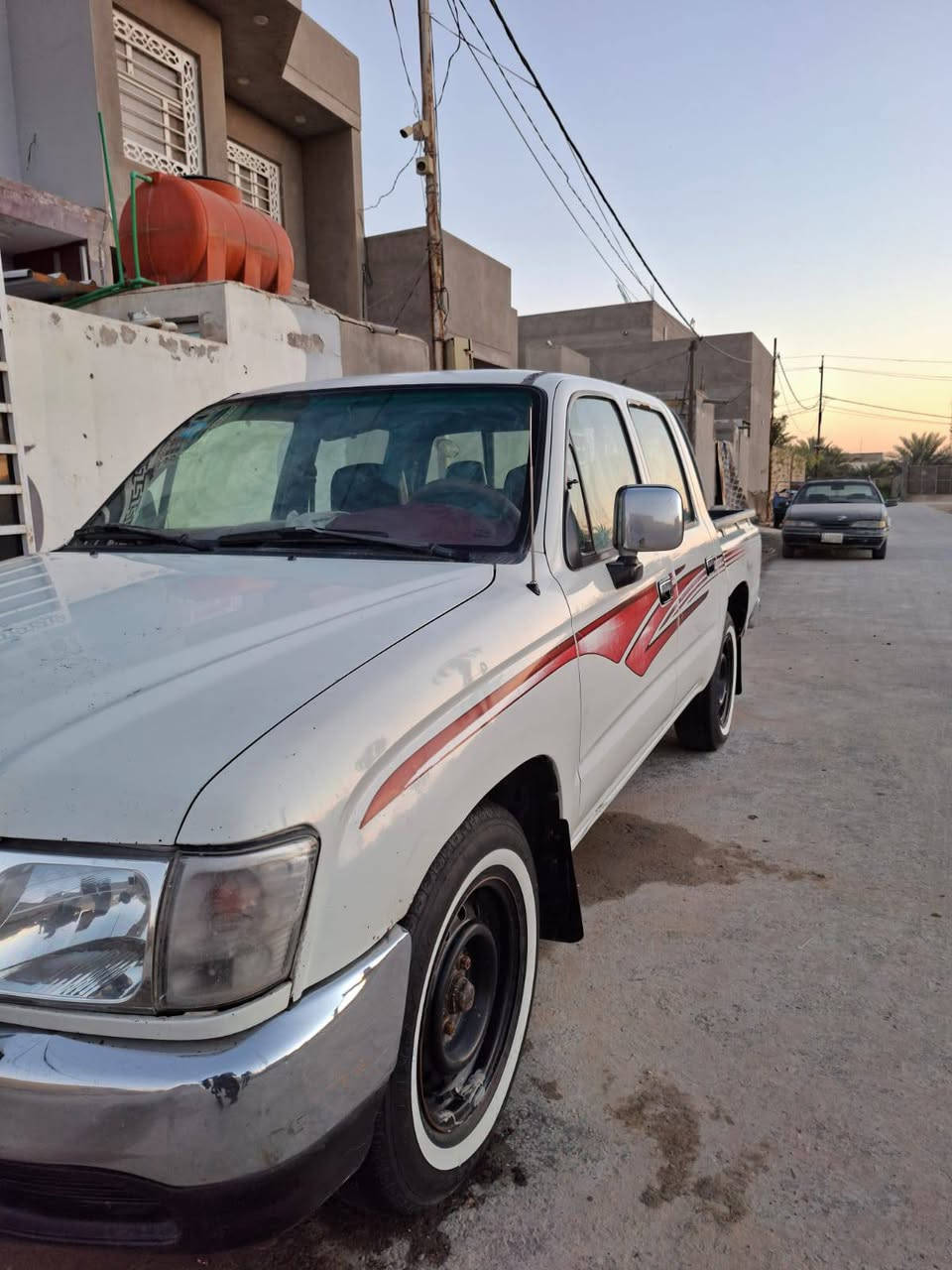 السلام عليكم
بيك اب جمرة مكفولة  2003 تبريد شغال ثلج مكينه وكير مكفولة من الصبغ تخم تاير ابو الخطه اربع دكم محسن دواخل ماروني الرقم انكليزي  باسمي السنوية 2030 بصرة السيارة في الديوانية 
***********
