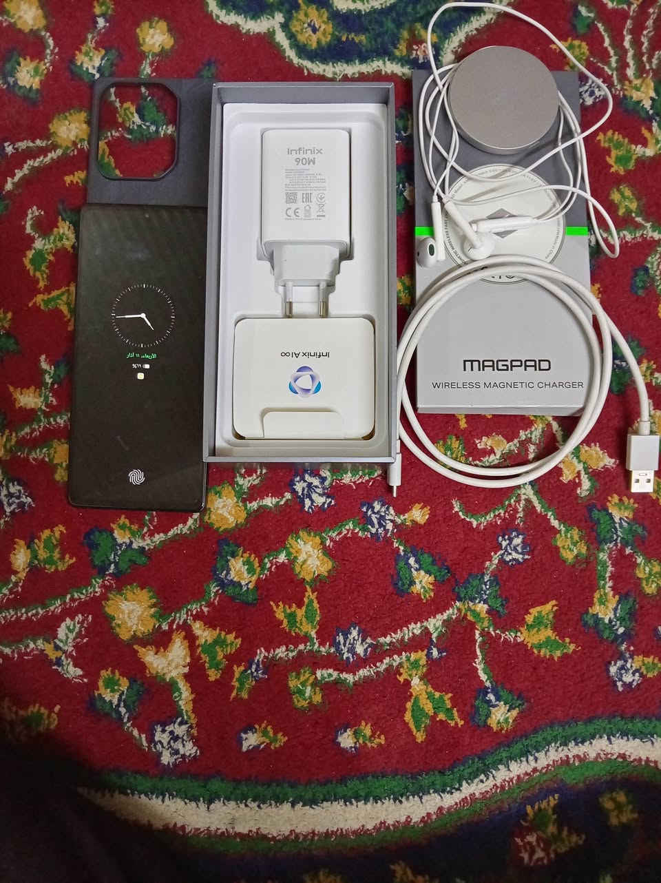 السلام عليكم
عندي جهاز انفنكس نوت 50 برو ذاكرة 256 والعشوائية 13 الجهاز معروف  تفاصيلة داخل المنشور الجهاز نضافته 100على 100
للبيع السعر 250 بي مجال بسيط  او مراوس هونر x9c او x8d 
للتواصل والاستفسار
***********
