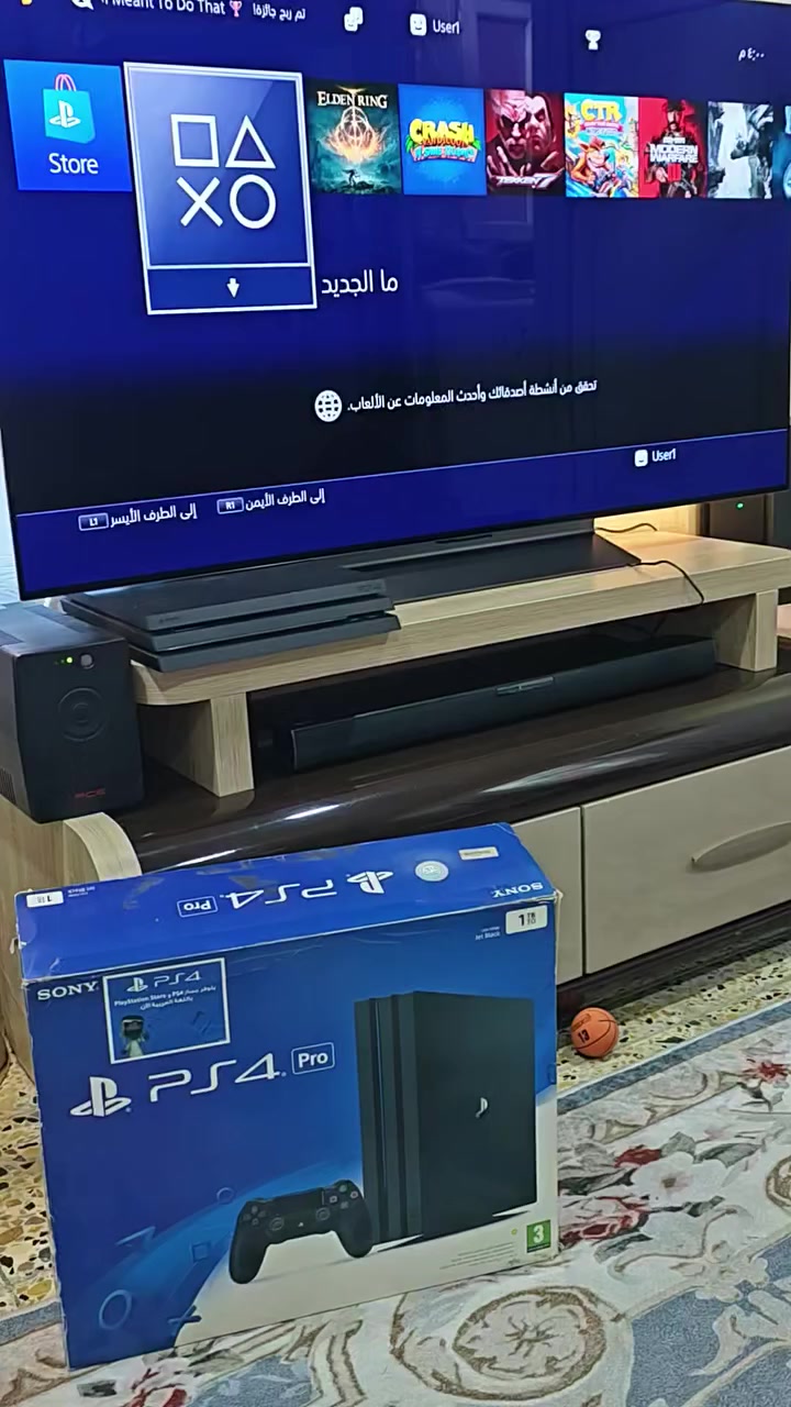 السلام عليكم
بلي 4 بروا ذاكره 1 تيره 
الجهاز تحديثه 13.04 
مفتوح تنضيف فقط 
ملحقاته كامله مع قرص طوبه ودبل يده اصليه 
طبعا الجهاز ذاكرته مقبطه من الالعاب عن طريق نضام الحقن. سعره ب260 الف وبي مجال بسيط 
مكاني بغداد ***********
