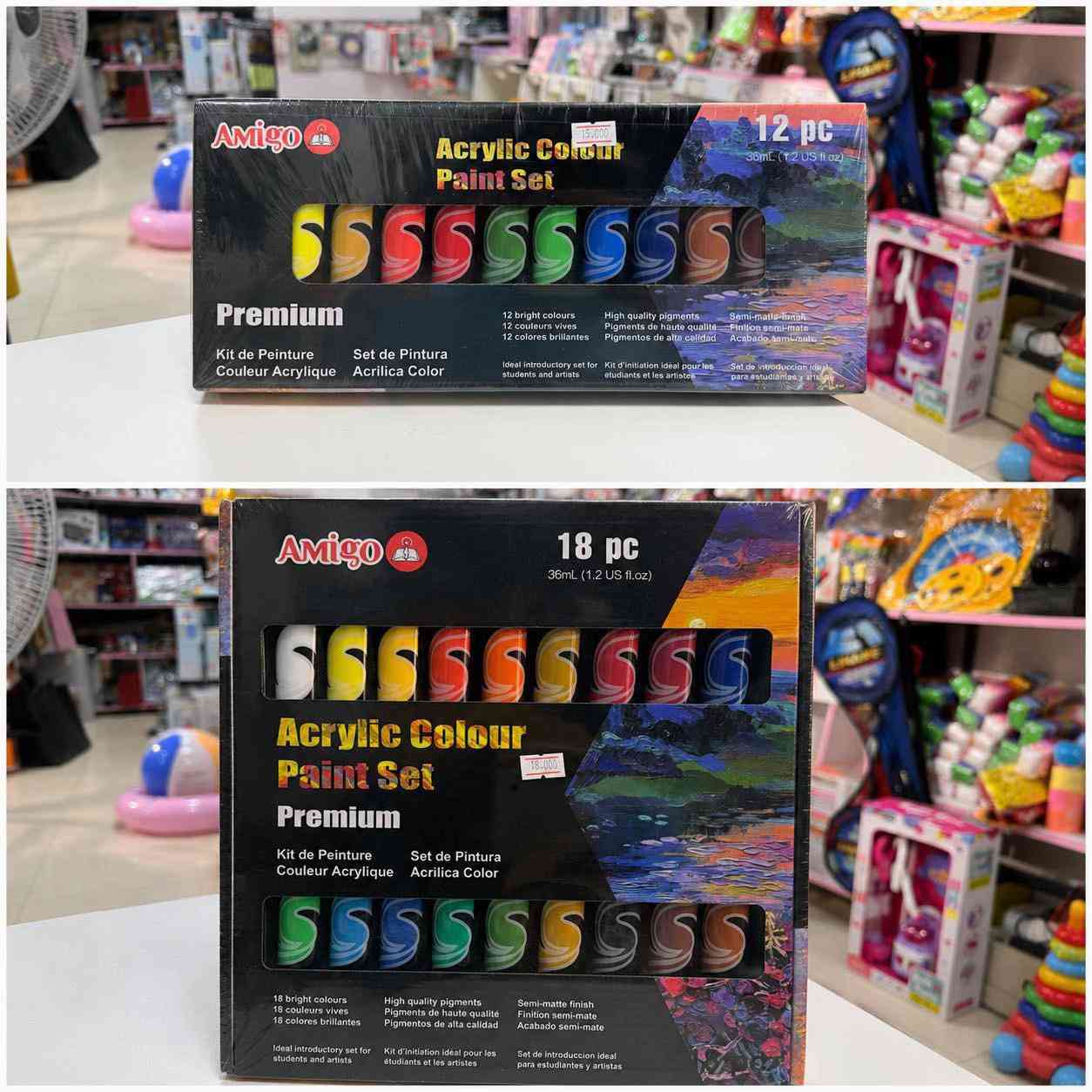 🎨✨ أطلق العنان لإبداعك مع تشكيلة الرسم المتكاملة! ✨🎨 نوفر لكم مجموعة مميزة من لوحات الكانفاس بأحجام مختلفة، مع ألوان الأكريلك الزاهية ومختلف أنواع الألوان المناسبة للرسم والتلوين لجميع الأعمار والمستويات. 🖌️ لوحات كانفاس عالية الجودة للرسم الاحترافي والهوايات 🎨 ألوان أكريلك بألوان غنية وتغطية ممتازة     ألوان خشبية، باستيل، شمعية ومجموعة متنوعة من مستلزمات الرسم ✨ مناسبة للطلاب، الهواة، والفنانين المحترفين 💡 مثالية للمشاريع الفنية، الديكور، والهدايا الإبداعية حوّل أفكارك إلى لوحات فنية مميزة بأدوات تجمع بين الجودة والسعر المناسب. 📍 متوفر لدينا العديد من الأحجام والأنواع المختلفة 📩 راسلونا للاستفسار عن الأسعار والتفاصيل 📍العنوان :  بغداد-السيدية-شارع الضباط- مقابيل كلشي  وكلاشي- مجاور مكتب نزار للعقار داخل الفرع  🤳للاستفسار الاتصال على الرقم *********** 🚚تتوفر خدمة توصيل  5000 لجميع محافظات العراق #لوحات_كانفاس #ألوان_أكريلك #مستلزمات_الرسم #رسم #فن           🎨✨
