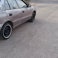 هونداي اكسنت موديل 95 مكينه مكفوله صدر جديد تخم تاير جديد كهربائيات شغ...