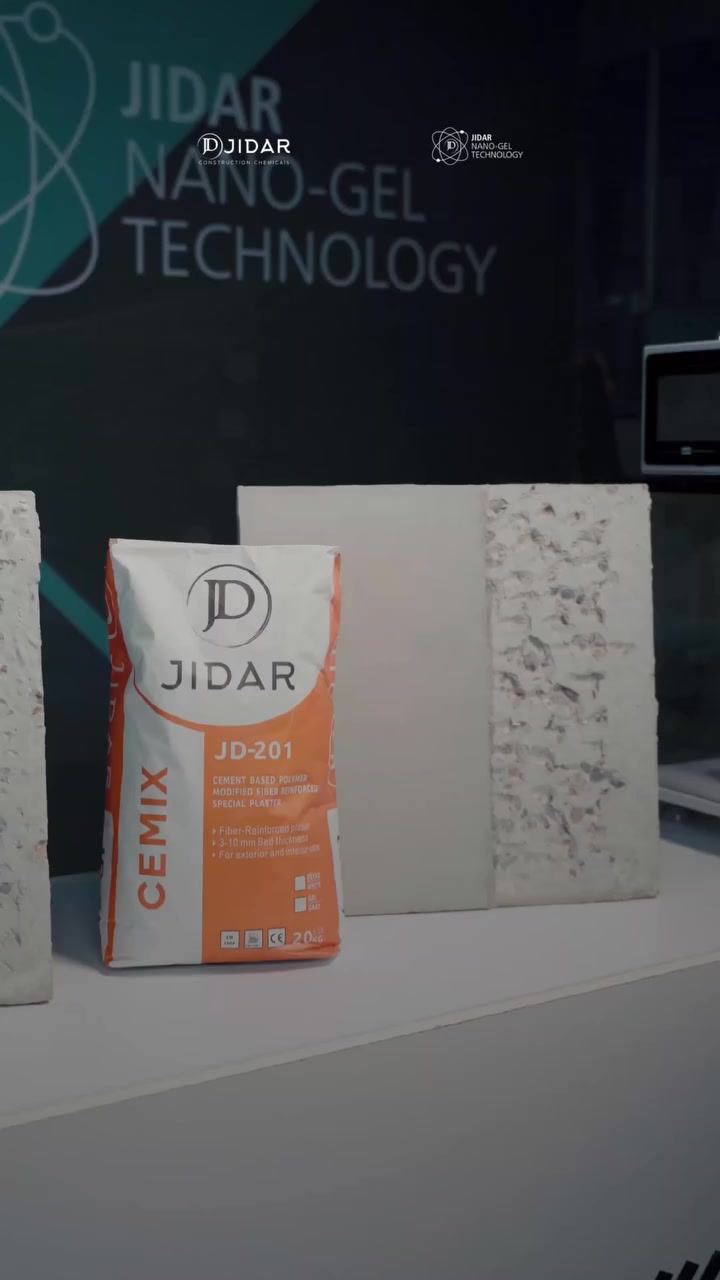 من اللبخ الجاهز إلى أدقّ لمسة تشطيب…
جدار سيمكس 202، جدار فاين آرت، وجدار فاينكس 201 يمنحونك سطحًا متينًا، ناعمًا، وجاهزًا للطلاء مع مقاومة عالية للماء، الرطوبة والتشققات

From ready plasters to the finest finish…
JIDAR Cemix JD-202, JIDAR Fine Art, and JIDAR Finex JD-201 give you strong, smooth, paint-ready surfaces with high resistance to water, humidity, and cracking.

على نهج #جدار، نبني معا بشكل أفضل.

Building Better Together, the #JIDAR way.
للحجز و الاستفسار
* مركز المبيعات الرئيسي
📞 *********** - ***********
📧 Info@Jidarcompany.com
