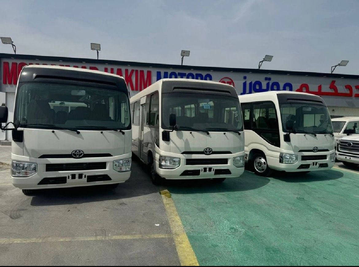 سلام عليكم
متوفر تصدير تويوتا كوستر 2025 كافه الانواع 
متوفر كير عادي ومتوفر كير اوتو
ومتوفر محرك من 2.7 فما فوك بانزين وديزل
الاسعار مناسبه ومتوفر نظام الاقساط سعر شامل كمرك وضريبه ورقم شمالي
مده وصول سبوعين كحد اقصى
للاستفسار اتصال على الرقم واتساب:
0784 105 3287
