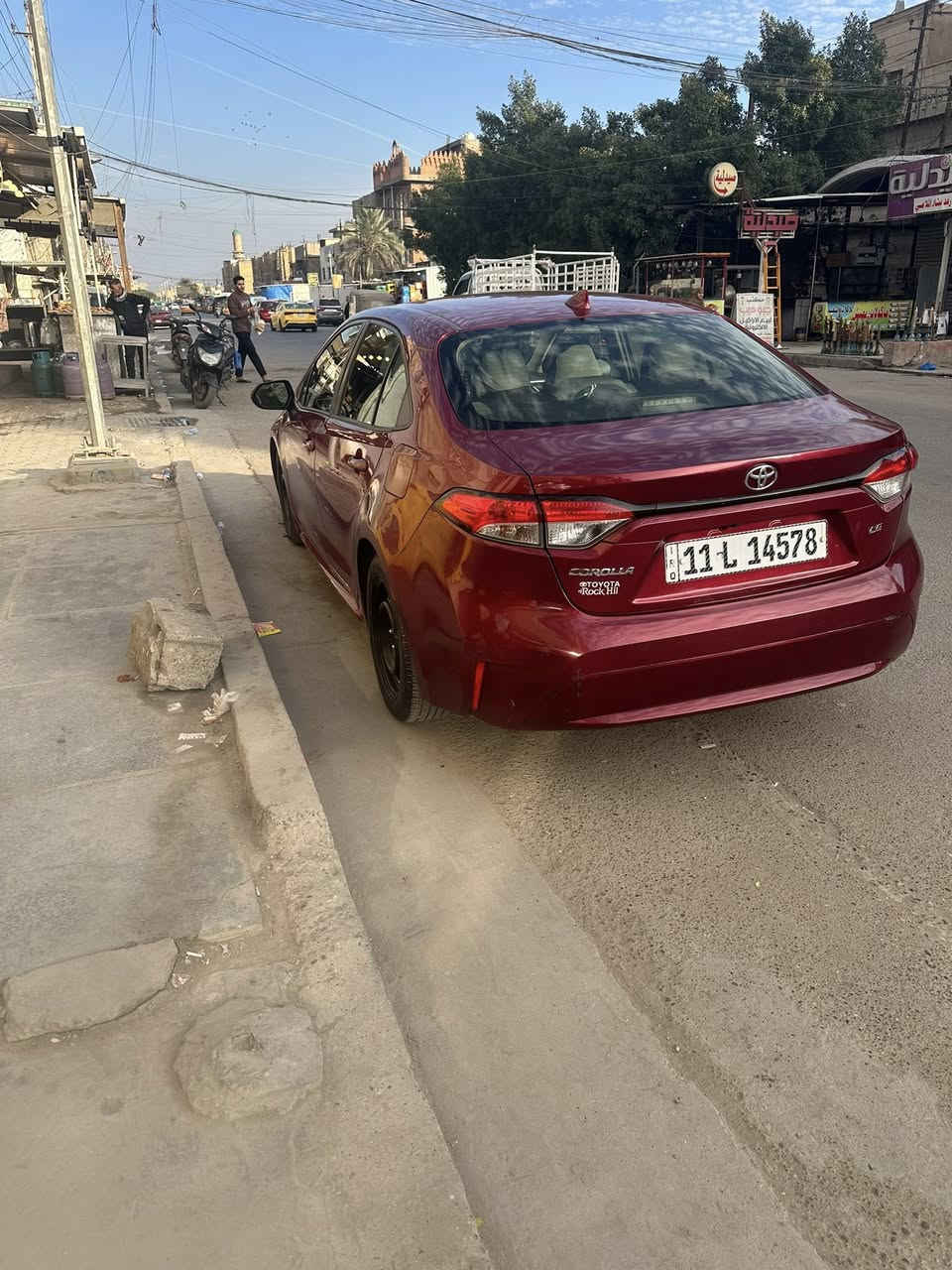 السلام عليكم للبيع فقط كورلا  LEوارد امريكي موديل ٢٢ بانزين محرك ١٨٠٠ رقم بغداد بسمي سياره جاهزه بدون نقص ماشيه ٤٥ ميل صور الحادث مرفقه السعر ١٦٥ وبيها مجال العنوان بغداد الزعفرانية لاستفسار ***********
