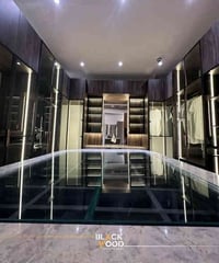 بلاك وود ‏‎تصميم وتنفيذ  دريسن رووم  في بغداد ……………………… دیزاینکردن و ج...