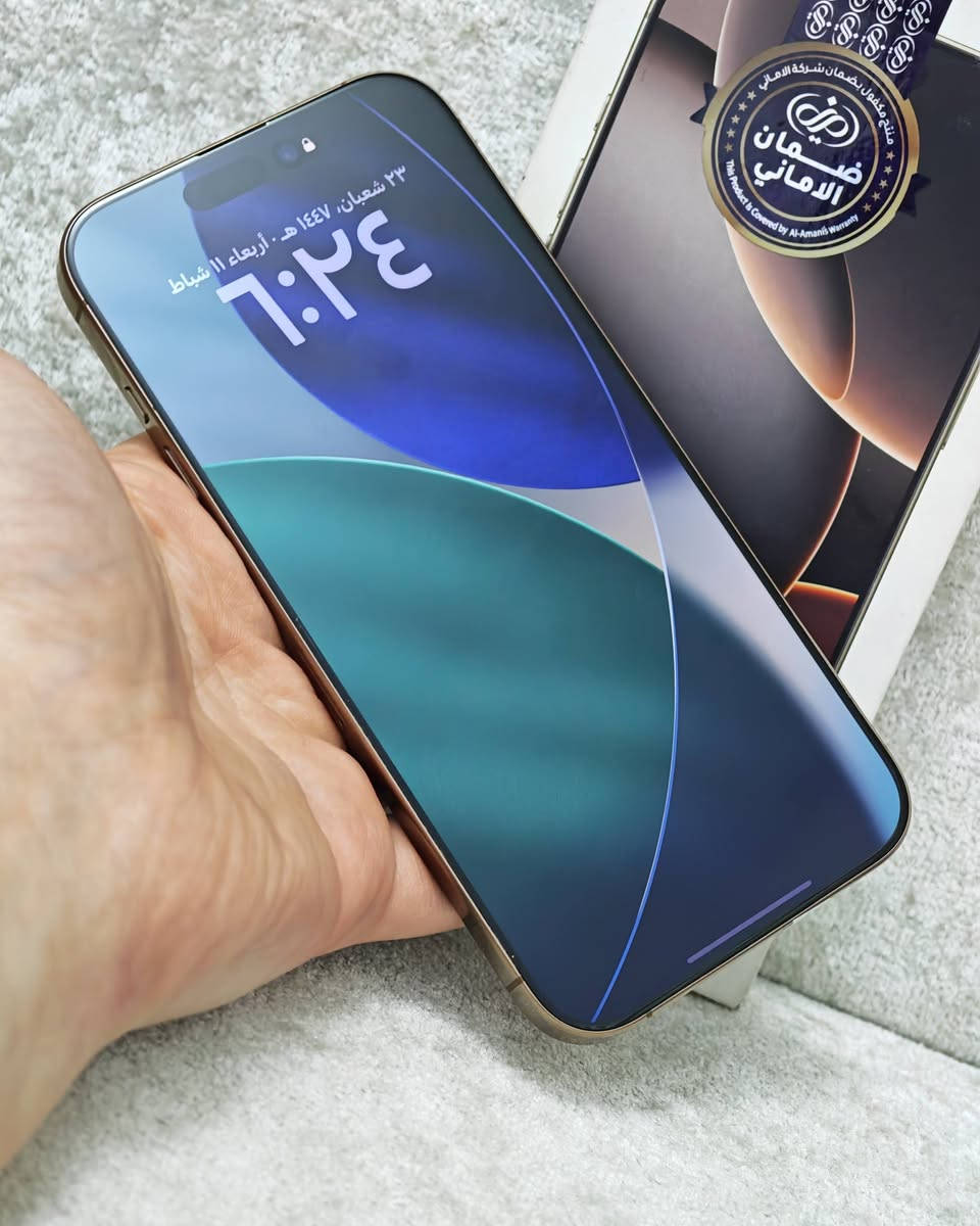 سلام عليكم للبيع أو مراوس ايفون 16 برو ماكس لون مميز ملحقات كامله شرق اوسط بطاريته 91 ذاكرة 256 مكفول أخو الجديد شرط الفحص السعر 1290 مكاني كربلاء للتواصل عل رقم ***********
