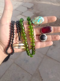 سبحه سندلوس • محبس ياقوت • فضة أصلية
