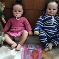 دمية سيليكون • بطن سوفت • شعر حياكة