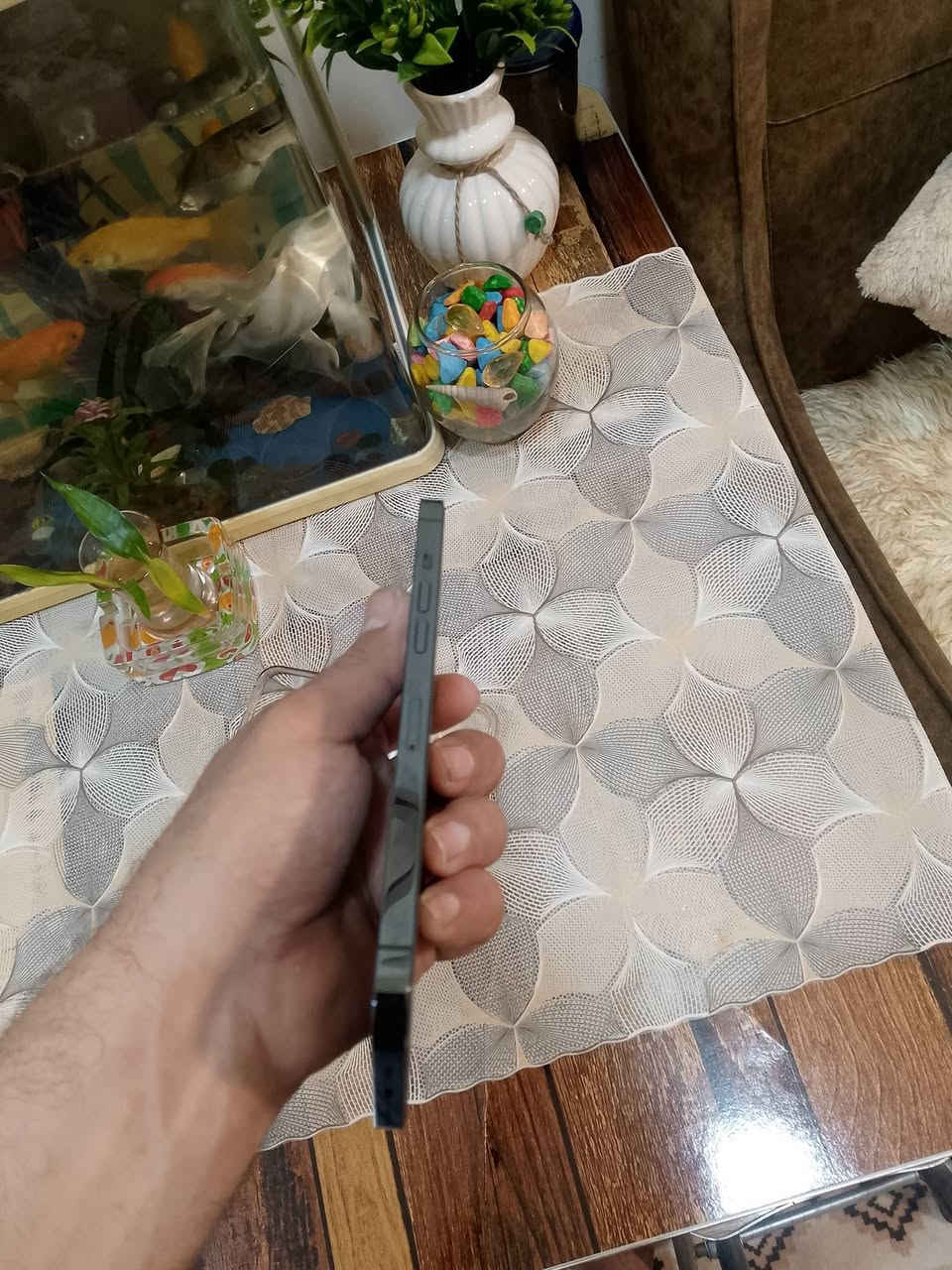 السلام عليكم ايفون12برو ماكس ذاكره 128 مبدل بي بطاريه وشاشه اصليه جهاز كلش نضيف السعر 350وبي مجال مكاني العامريه للاتصال ***********
