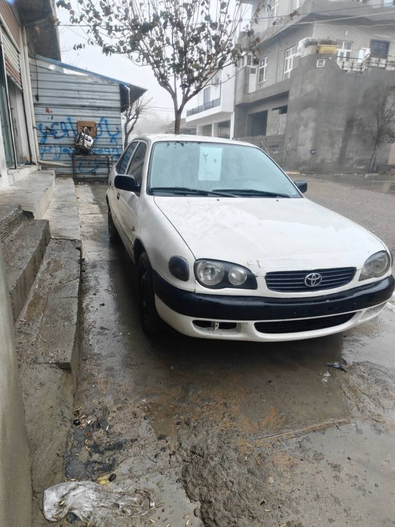 کرولا موديل2000 نظيف
رقم سلسمانيه سنويه هه زه جديد 
2031

مكينه يابانيه جبير 1800

الموتر جير مكينه مكيف بحالة الوكاله

ف الشرطي الموتر فيه تأمين سنه كامل السعر 65 قابل للتفاوض التواصل
***********وتس
*********** السليمانية, العراق
