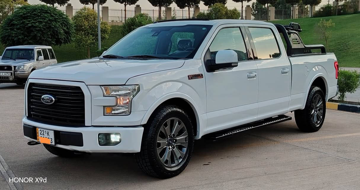 ،بسم الله سلام عليكم فورتF150  موديل 2016 لاريات فول فول موصفات  بنوراما واحد عل واحد  4×4باب طويل بدي وسط محرك كير مكفول مامفتوح محرك كير تبريد تدفئه اكسل حجر صالص مكفول كفال   رقم سنوي هزا جديد لحد  2031  شرط تحويل وكال ملاحظ سيار بيه اربع مكان  رش  بدون دواخل يعني بس كلير  سعر جوو سوق 171  قفل قفل مكان سيار سليماني  رجاا اذا مو شراي لاتكسر حلال ناس مع احترماتي ***********
