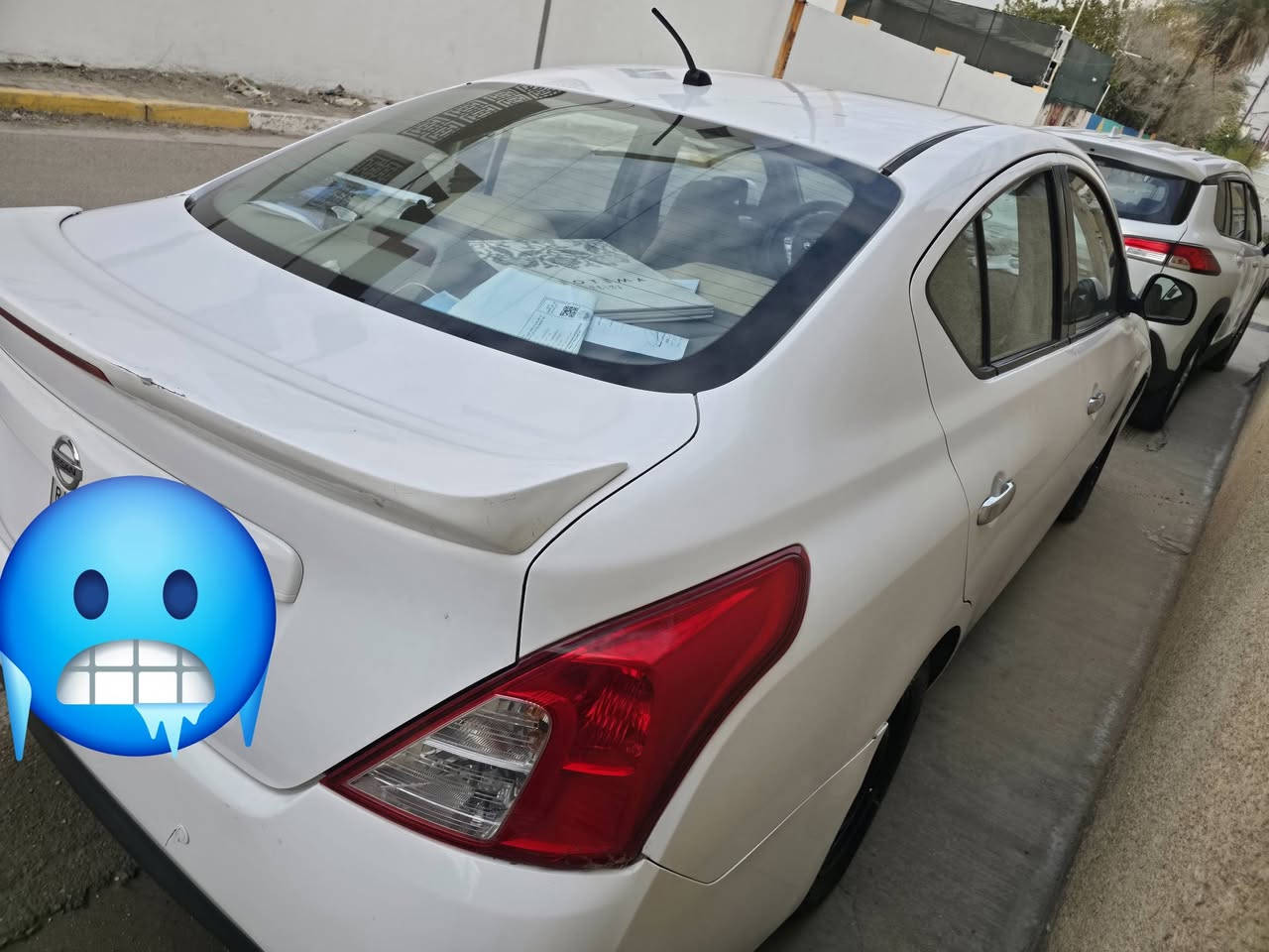 نيسان صني هندي خليجي موديل ١٩
ماشية ١٦١ ألف كم
رقم بغداد بأسمي تحويل ثاني يوم
تخم تاير جديد ياباني أصلي
صدر إمامي خلفي جديد الأصلي مو تجاري 
تبريد ثلج
طخه بهلال الجاملغ الأمامي الأيسر بكد أصبع أو أقل 
تواصل واتساب
***********.
السعر 
11.500 دولار
