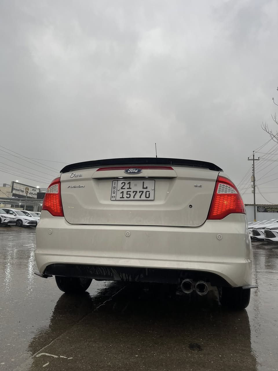 Ford Fusion 2012 SE - Niva iraq 

فۆڕدی ڤیوشنی 2012 مواسەفات SE نیڤای ئێرە..
گێر و مەکەینە و تەقەو ڕەقە داروو بەرد بە شەرت!!✅
٢ پارچەی هەیە بۆنیت لەگەڵ چەمەلەغی سەکن لەسەر ساغی.!!✅ 
١٩٩ هەزار کیلۆمەتر ڕۆشتوە
٤ طایەی تازەی لەسەرە - پێش و دوا تازە گۆڕاوە..✅
102$ وەرەقەو کەمێک معامەلە..
0770 931 1670 
سلێمانی..📍
