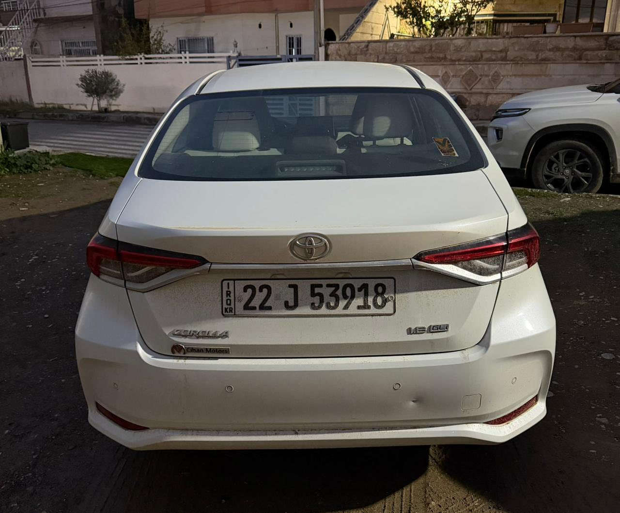 للبيع
***********
تويوتا كرولا 2019 خليجي صفر شركة جيهان
ماشية 75,000km 
ضرر بدون صبغ فقط سقف حالوب
سعر 150$ بيها مجال
