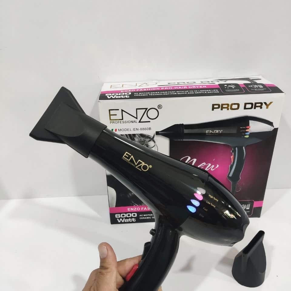 الحمد لله رجع توفر بعد نفاذ الكمية 
شسوار ماركه ENZO
درجتين بارد 
درجتين حار
مع حراره تصل الى 6000W  حقيقيه 
مع راسين لشسوار لتحكم بقوه دفع الهواء
مع سرعتين بارد وحار كذالك
واير قوي مع طول مترتين ونص تقريبا
هواء صافي غير موذي لبشره لوجود فلاتر لهواء من الخلف
والسعر 25 الف شامل التوصيل لكل العراق
لحجز رقمك وعنوانك خاص
او واتس ***********
