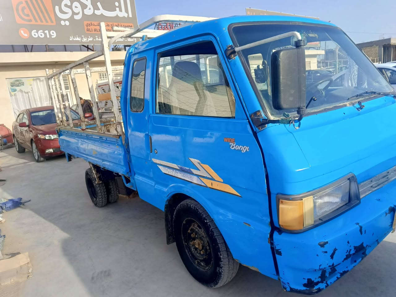 السلام عليكم كيه بنكو 1993كشر مكفول من ضربه 6 جنكال شاصي محرك كير كفاله رقم شاصي كفاله رقم بابل تحويل ثاني يوم سياره جاهزه عوزه ترتيب مكان واسط الكوت مركز المدينه الاتصال ***********
