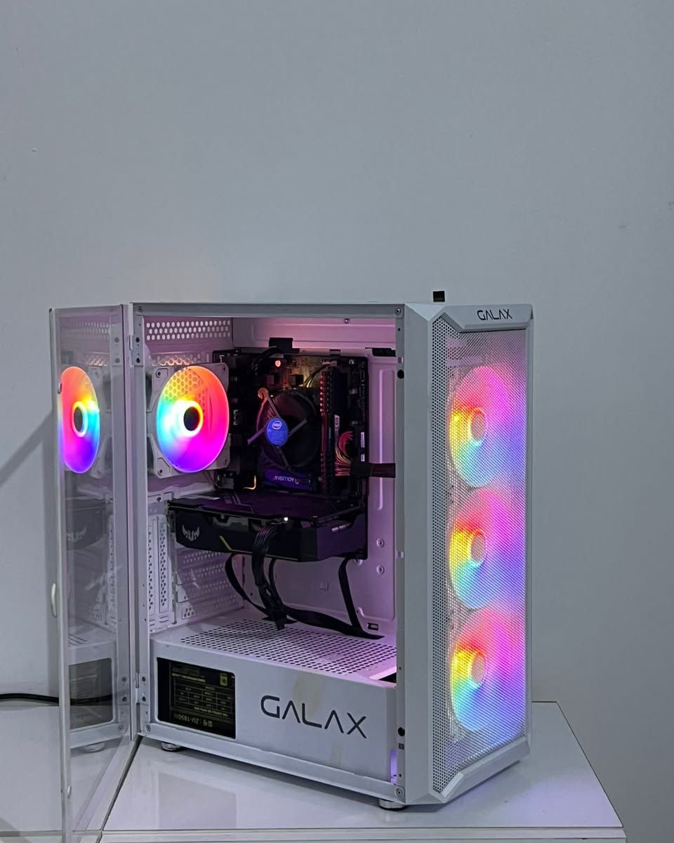 سيتاب كامل

موصفات:
CPU: Intel I5-9400f
Ram: Corsair 2 x 8gb DDR4
M.B: Asus
Storage: 512gb NVME
GPU: ASUS GTX 1660 SUPER
PSU: 1850w Gold 80+
Case: Galax + 4 RGB

شاشه Lenovo 60hz
Keyboard
Mouse
Mouse Pad 
Headphones
كيبل مالت بور 2
Hdmi x1
Wifi


**إذا كنت صاحب هذا الإعلان وتريد حذفه لأي سبب، رجاءا أرسل رسالة إلى الدعم الفني**