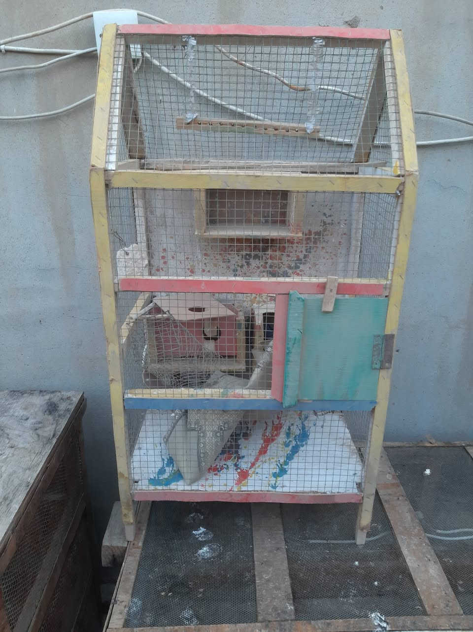 السلام عليكم ورحمة الله
متاح للبيع 3 اقفاص اثنين منهم مال صواصي واحد منهم مال بلابل حب كلهم شلع 50 الف المكان كوكجلي


**إذا كنت صاحب هذا الإعلان وتريد حذفه لأي سبب، رجاءا أرسل رسالة إلى الدعم الفني**