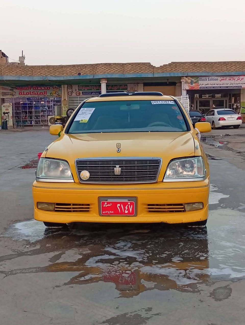 السلام عليكم
ملكه 2006
رقم صلاح الدين صدامي  مفحوصه ومسجله كفالة من الكص والضربه  مكينه ديفور الكبير توني شادهه
حداديه جديده تبريد شغال كرستال تخم تاير اربع دكم جهازه مالت جناي 
هيه مصفره مطلوبه مرور 15 ورقه على المشتري 
   السعر  وبيه مجال40وبيه مجال وكاله السياره من المالك 
***********
