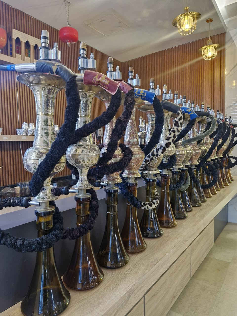 السلام عليكم اراكيل طه للبيع العدد ١٨ نضاف كلش المكان كربلاء سعر القطعه ٥٠ وبيها مجال قليل حك الجيه للتواصل ***********

