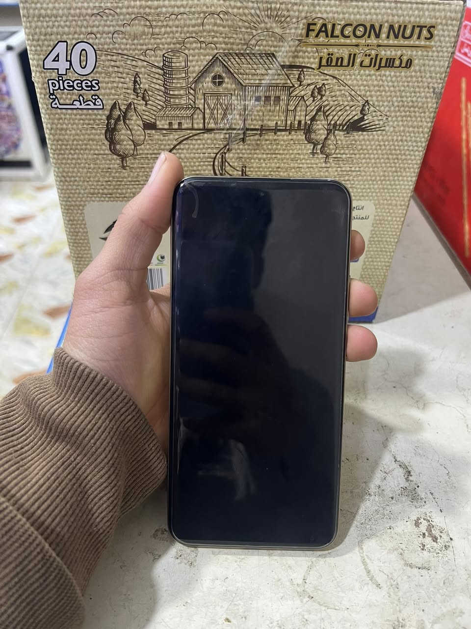 سلام عليكم ورحمة الله وبركاته عندي جهاز اللبيع ريلمي ١٤برو بلاس جهاز نضيف مكفول من كلشي سعره ٤٠٠الف مكاني بغداد هاذه رقمي ***********
