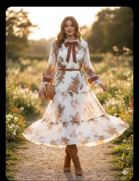 فستان جرجيت • قياس 48 • ملبوسه مره وحده