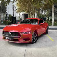 Ford mustang 2024  السيارة بيها ٢ قطعة صبغ باب و جملغ الارباك مال دكمة...